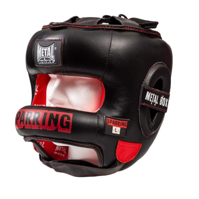 CASQUE BARRE SPARRING METAL BOXE Cuir