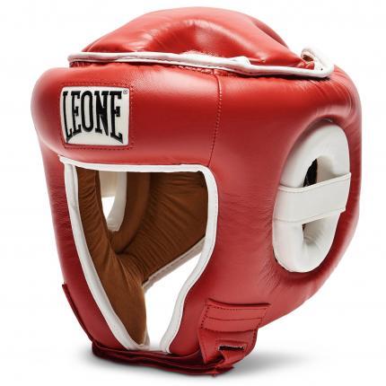 casque de boxe de combat noir, bleu ou rouge de leone 1947 cs410 sur ring et tatami ring-tatami