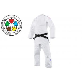 kimono judo millenium bleu blanc rouge adidas j990