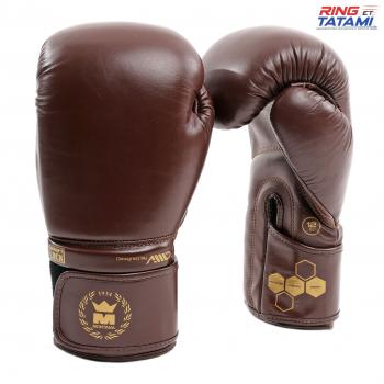 gants de boxe vintage cuir heritage montana 402720 ring tatami