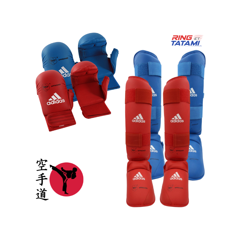 PACK PROTECTIONS KARATE 2 COULEURS
